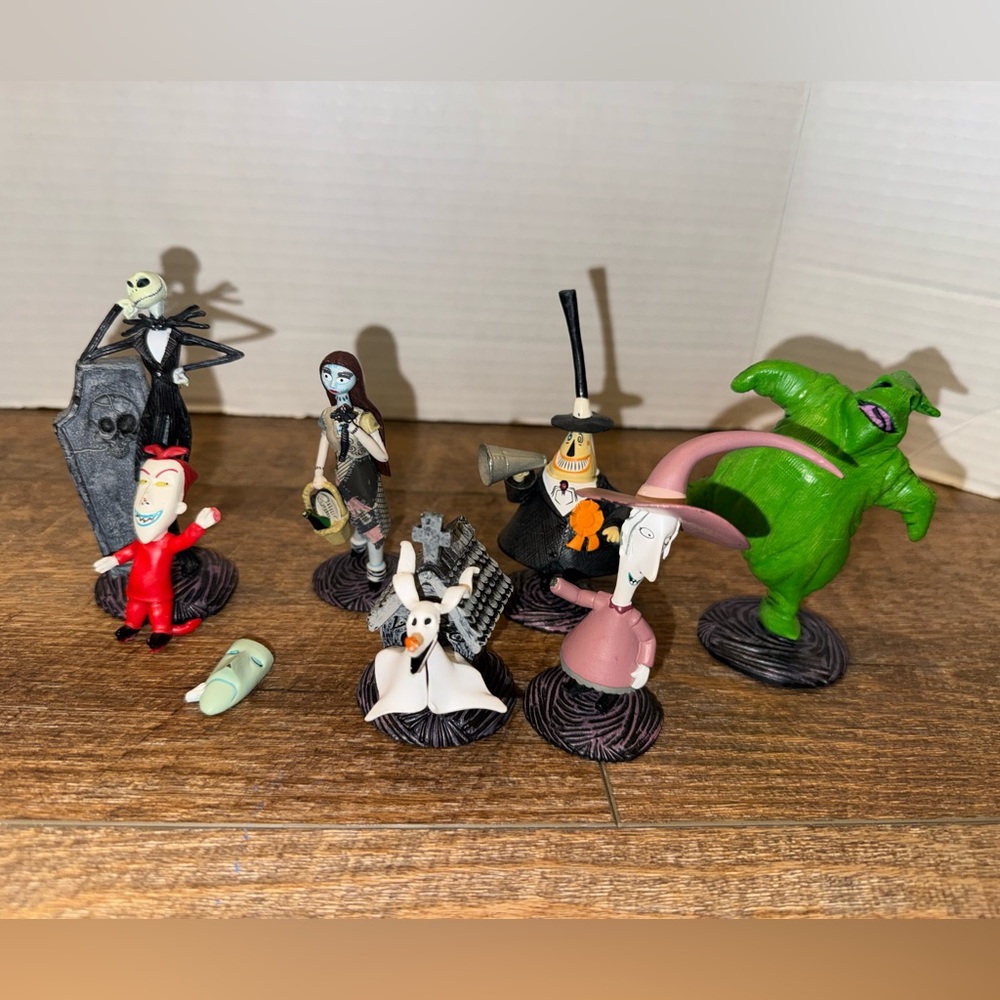 Disney Parks The Nightmare Before Christmas Deluxe Figure Set Of 7